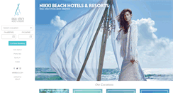 Desktop Screenshot of nikkibeachhotels.com